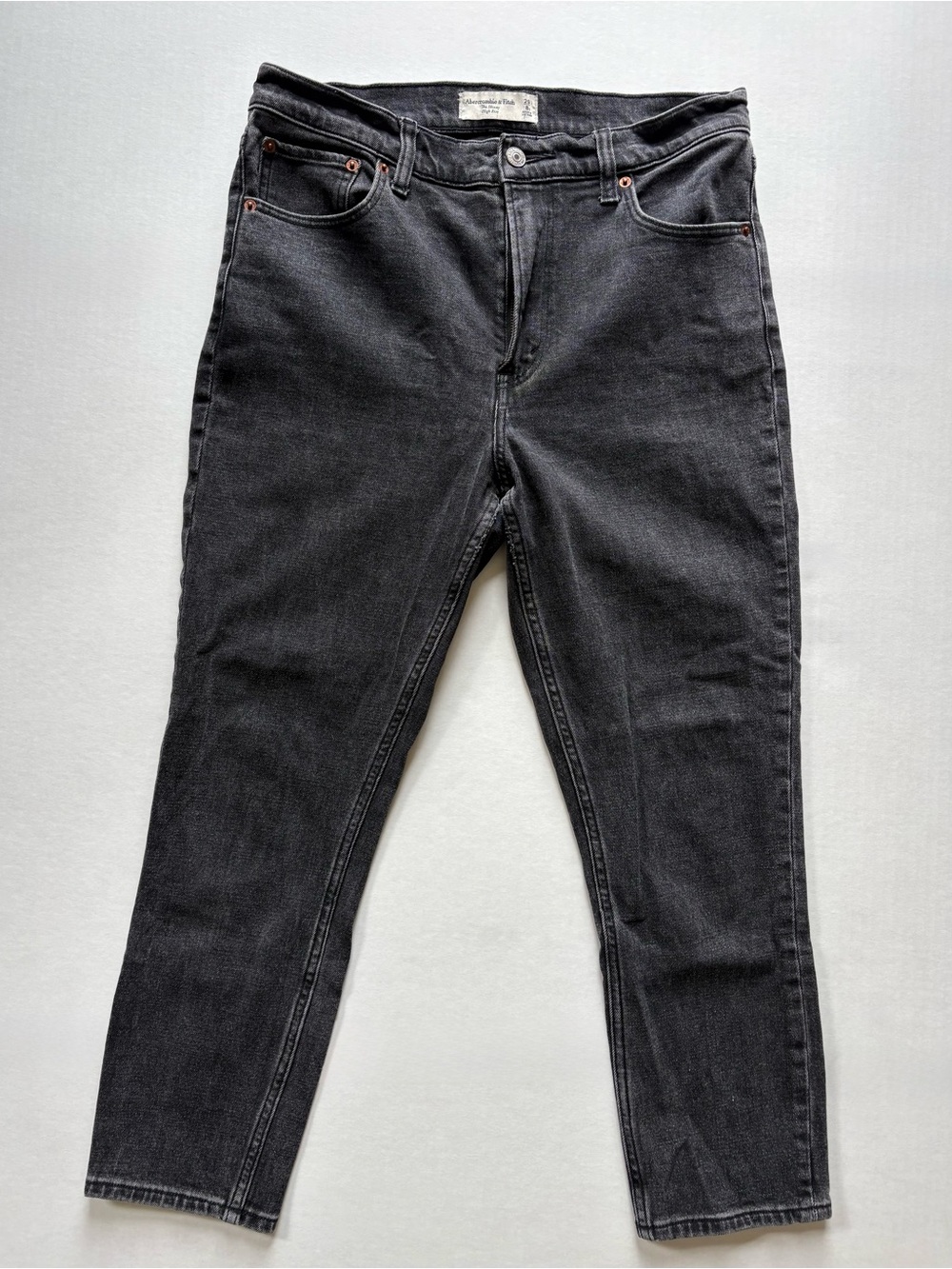 Abercrombie & Fitch Women's Skinny Jeans in Washed Black